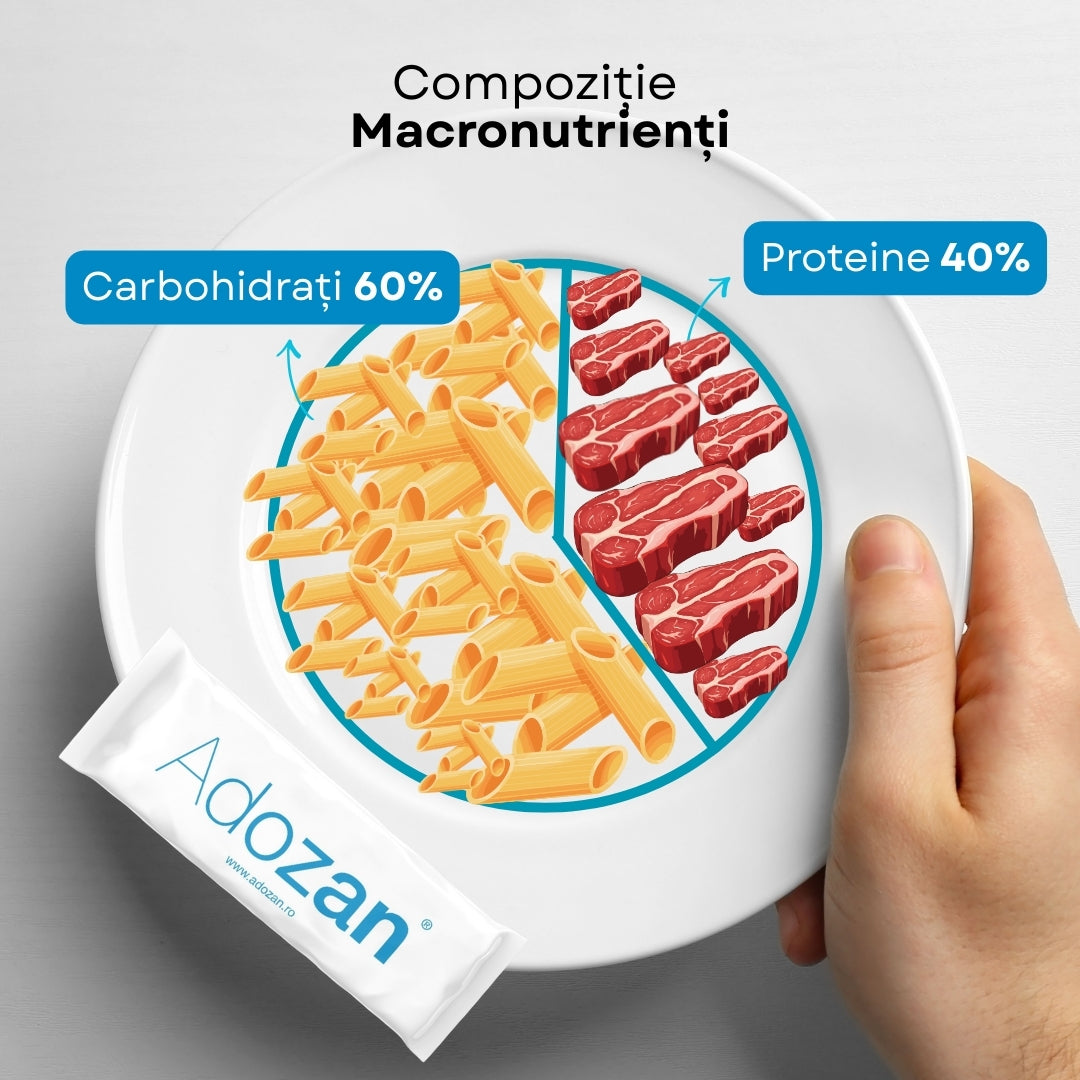 Pudră Nutritivă Completă Adozan Vital Klar (Transparent) - Cutie 20 Plicuri