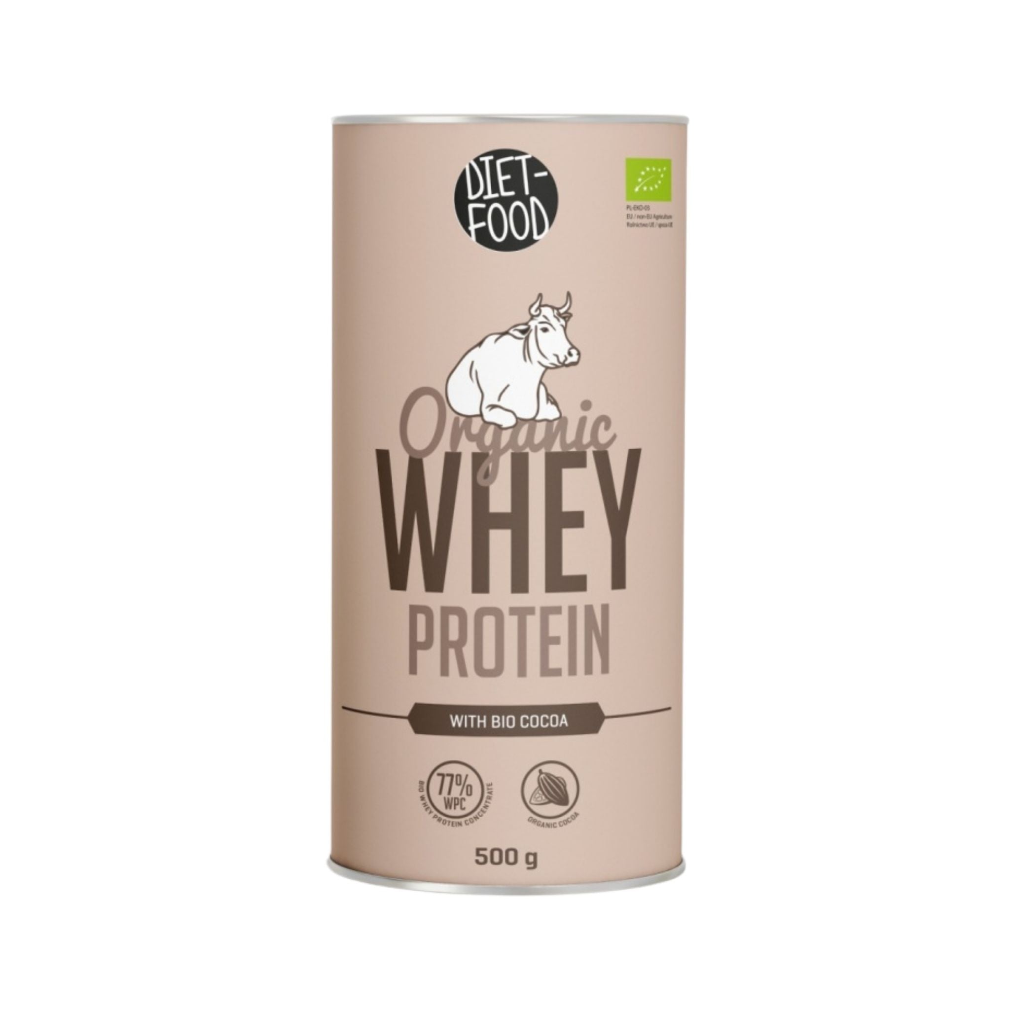 Proteine din zer bio cu cacao 500 g