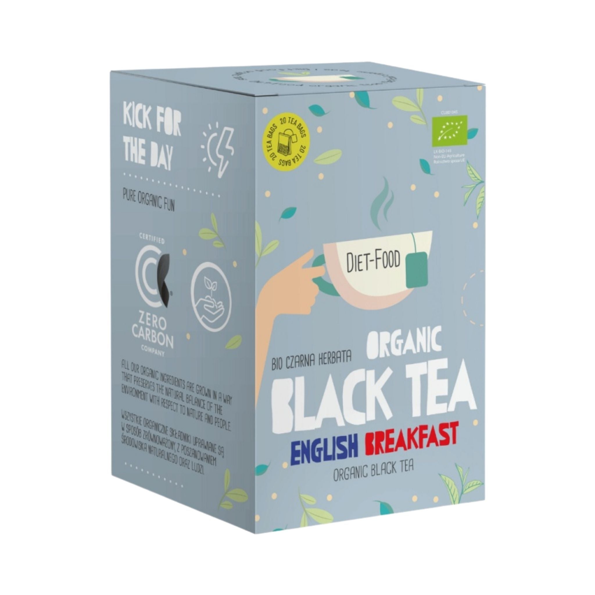 Ceai negru bio English Breakfast 20 pliculețe de ceai - 40 g