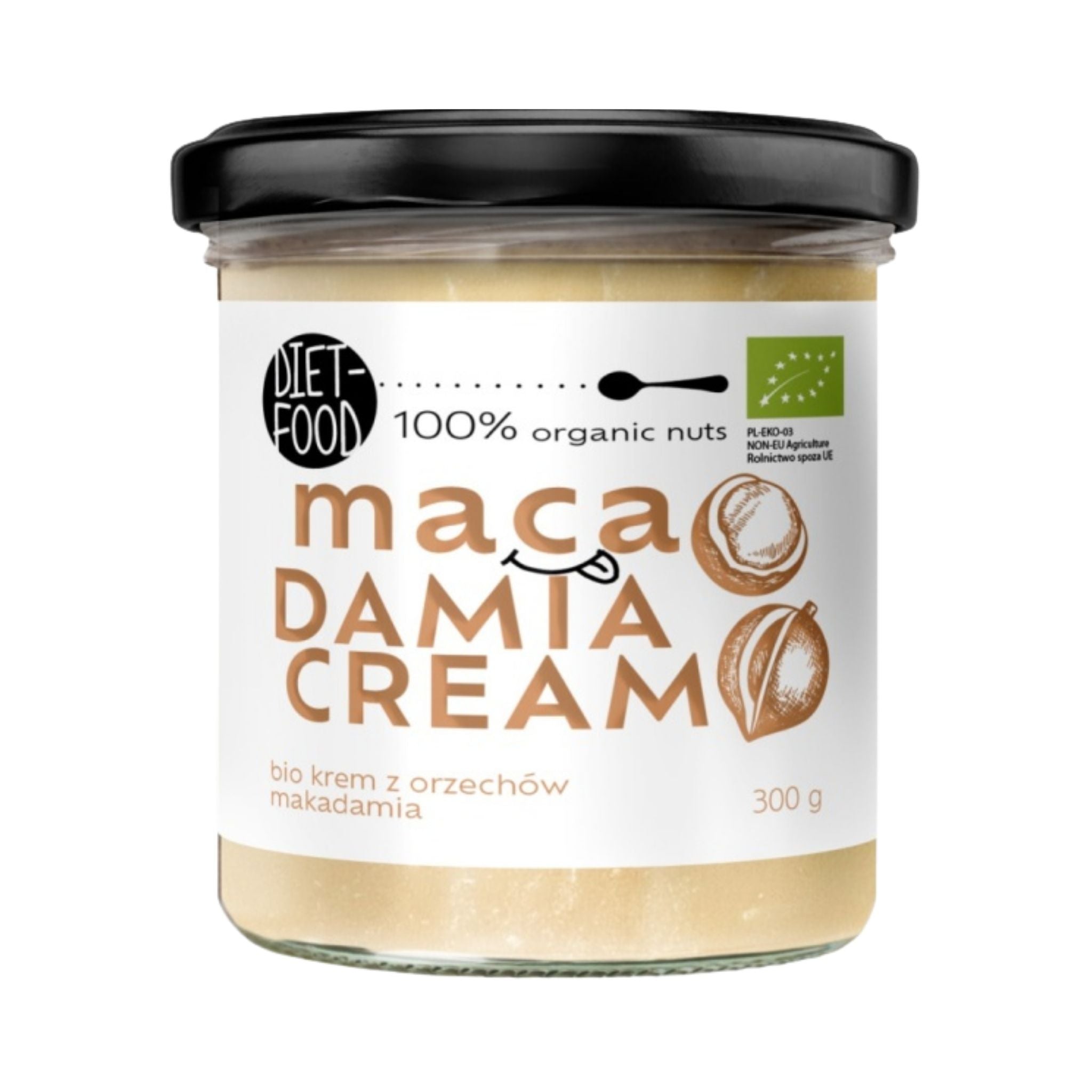 Cremă Bio Macadamia 300 g