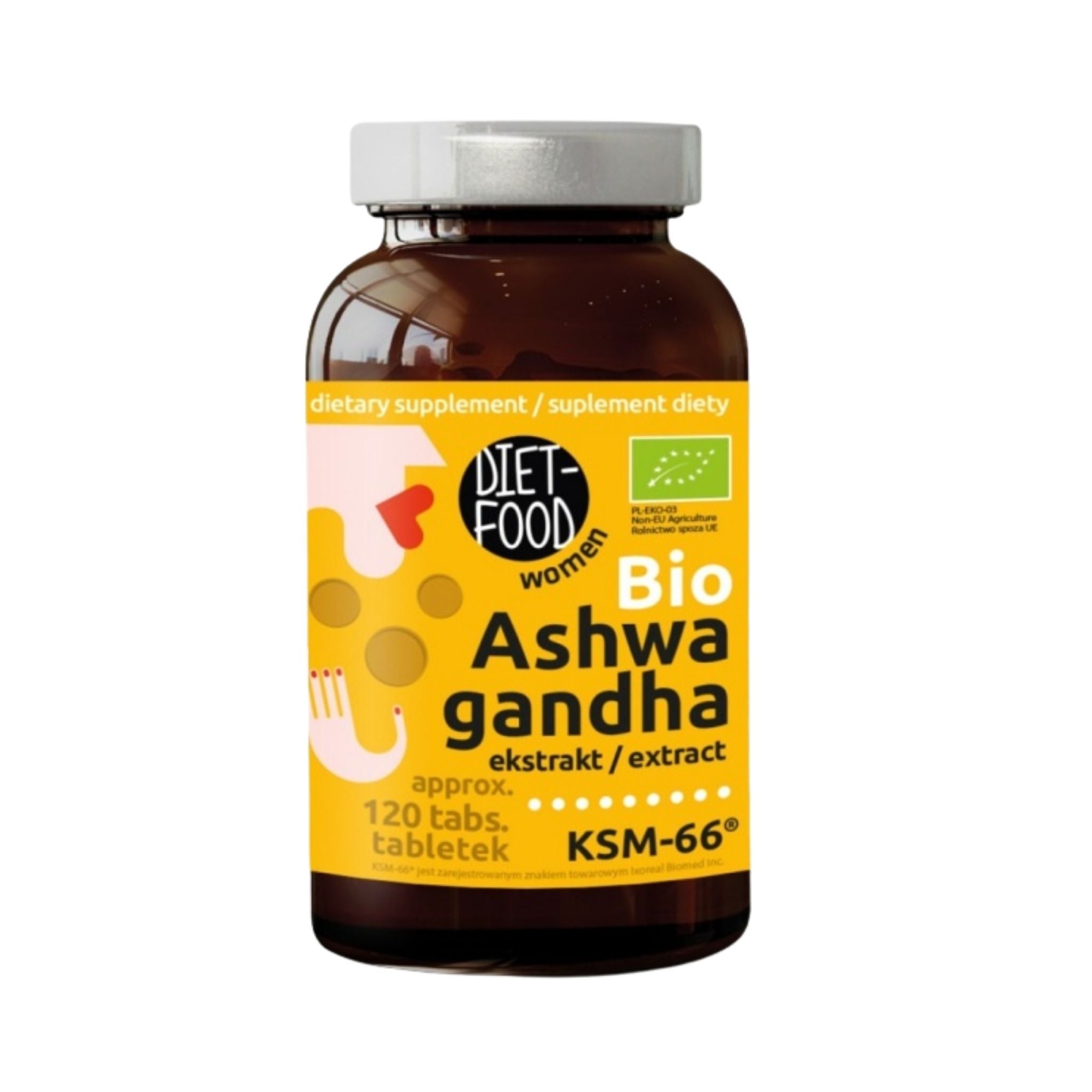 Bio Ashwagandha KSM-66 36 g - aprox. 120 caps