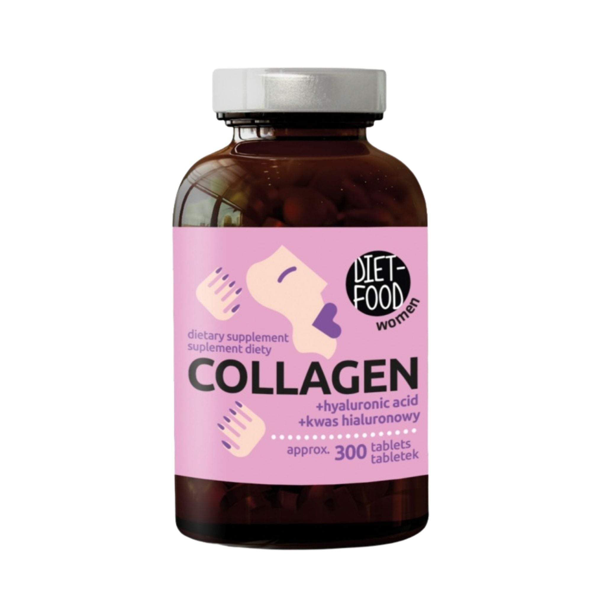 Colagen cu acid hialuronic 120 g - aprox. 300 caps
