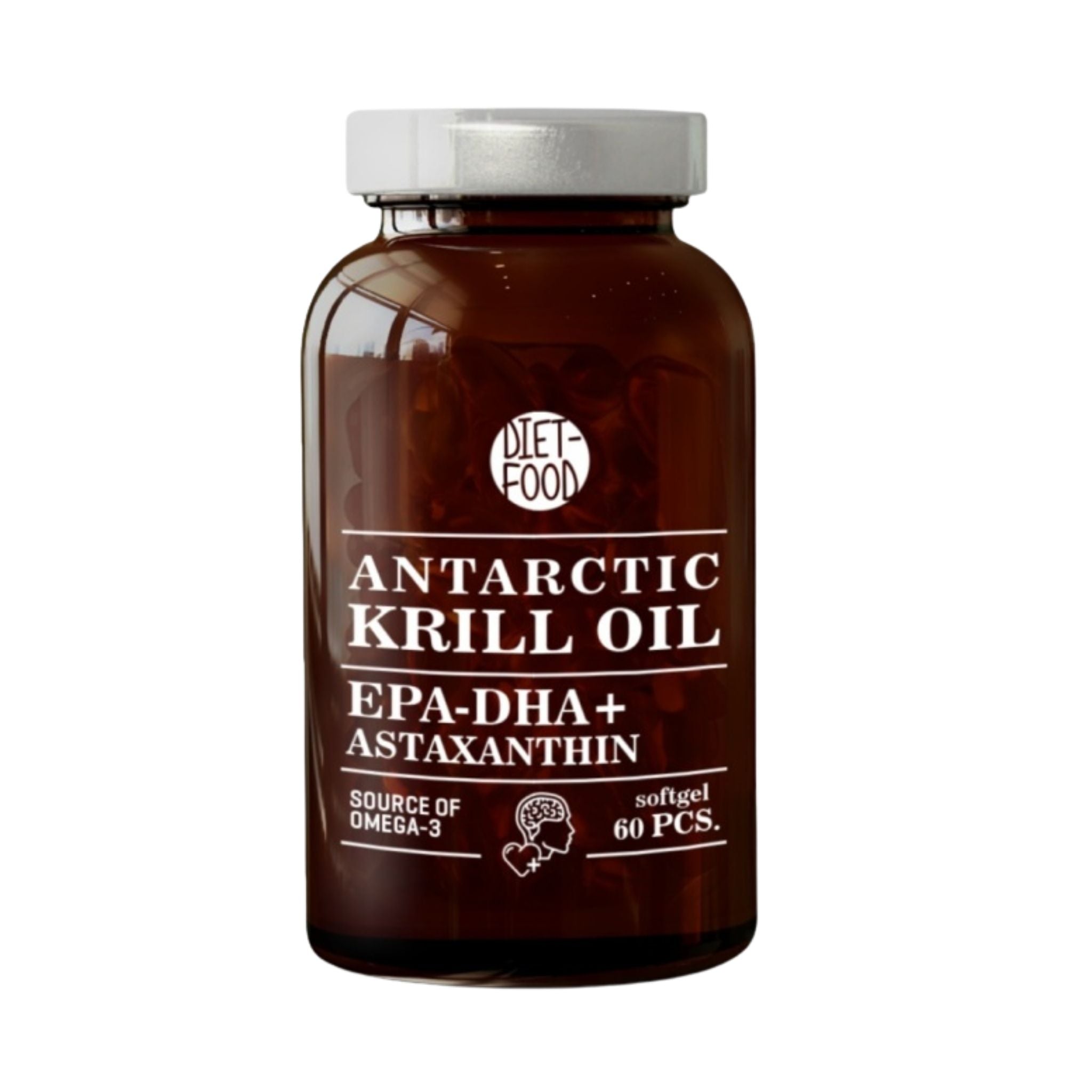 Ulei de Krill Antarctic cu Astaxanthin 42 g - 60 caps