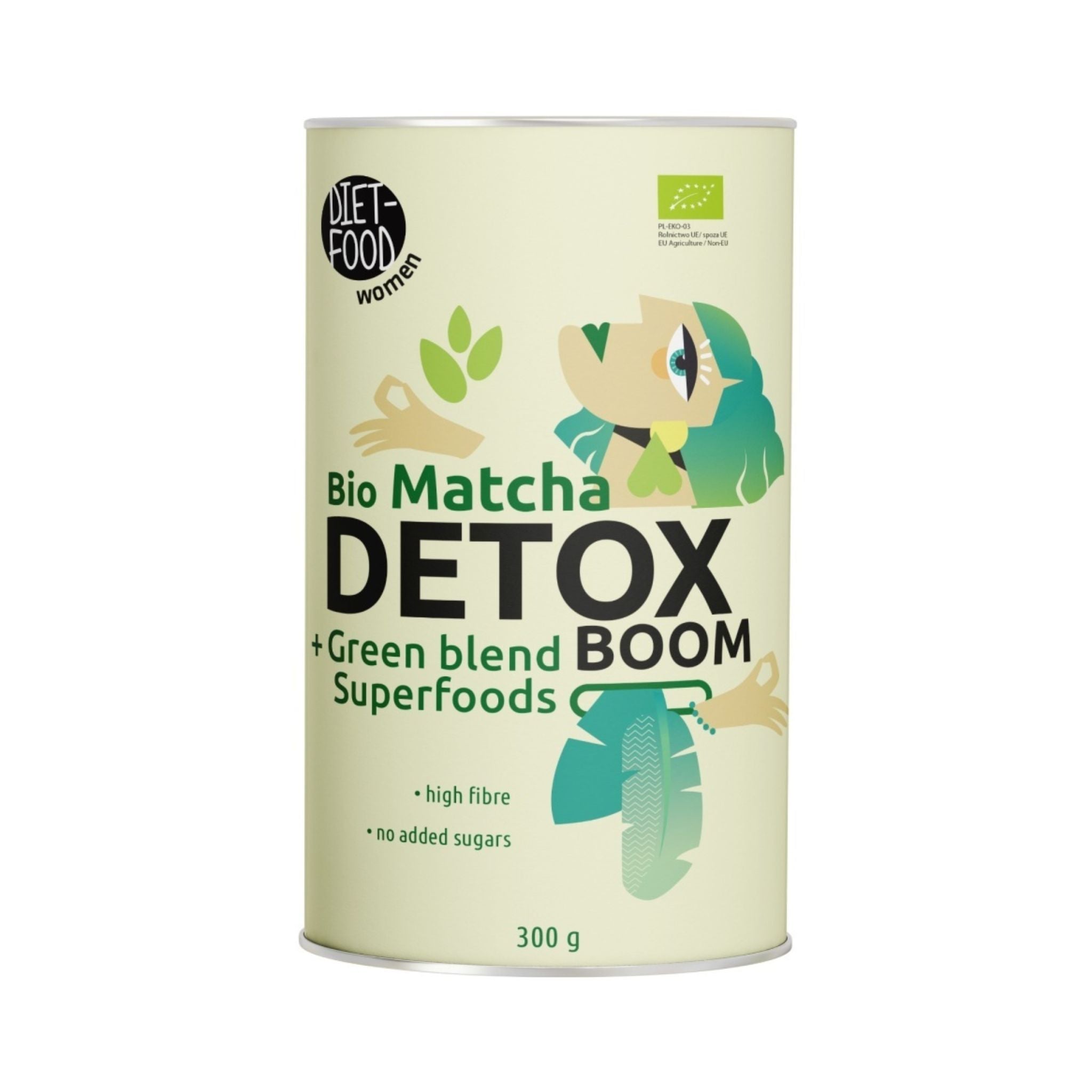 Boom detoxifiant organic cu Matcha 300 g