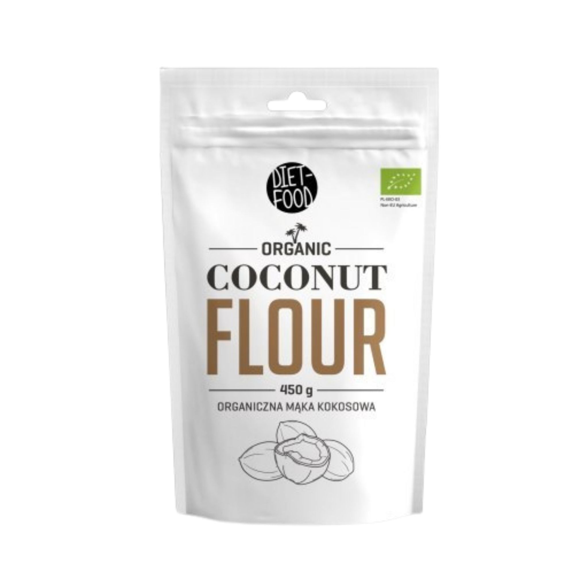 Bio Făină de Nucă de Cocos 450 g