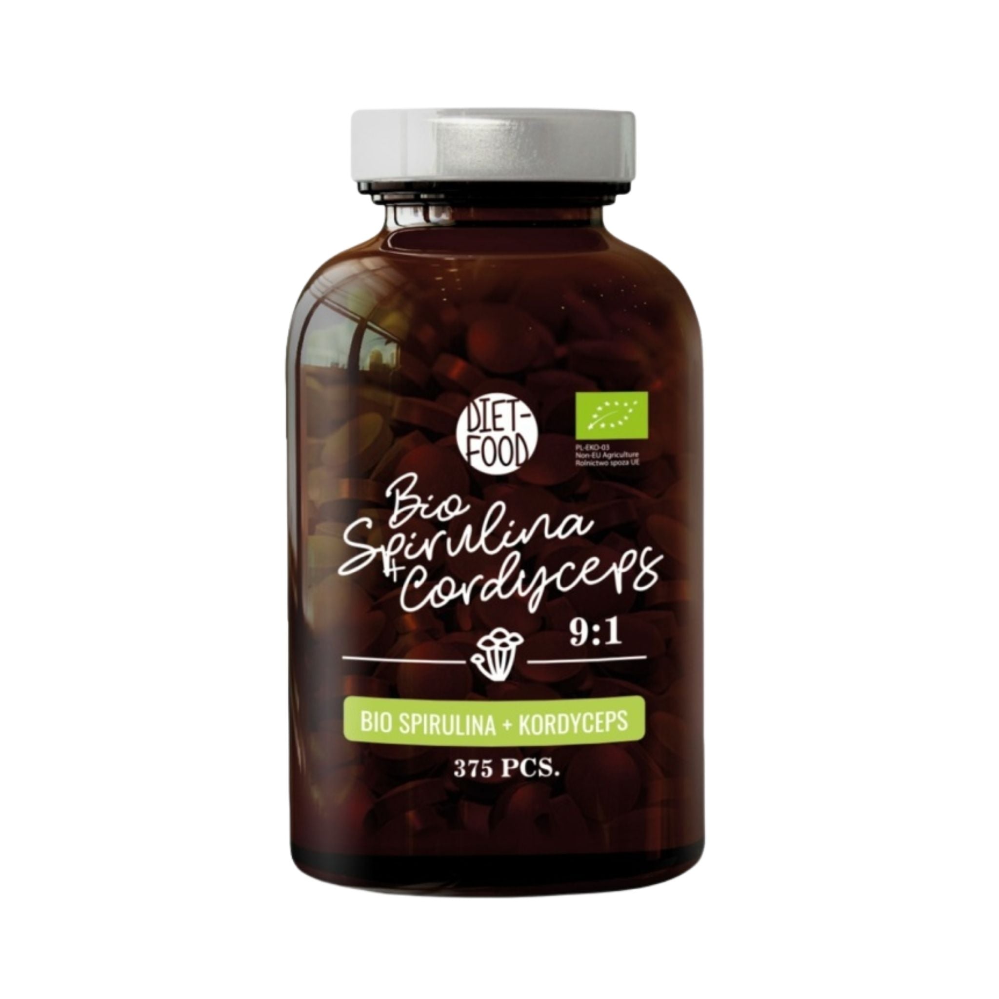 Bio Spirulina cu Cordyceps 150 g - aprox. 375 caps