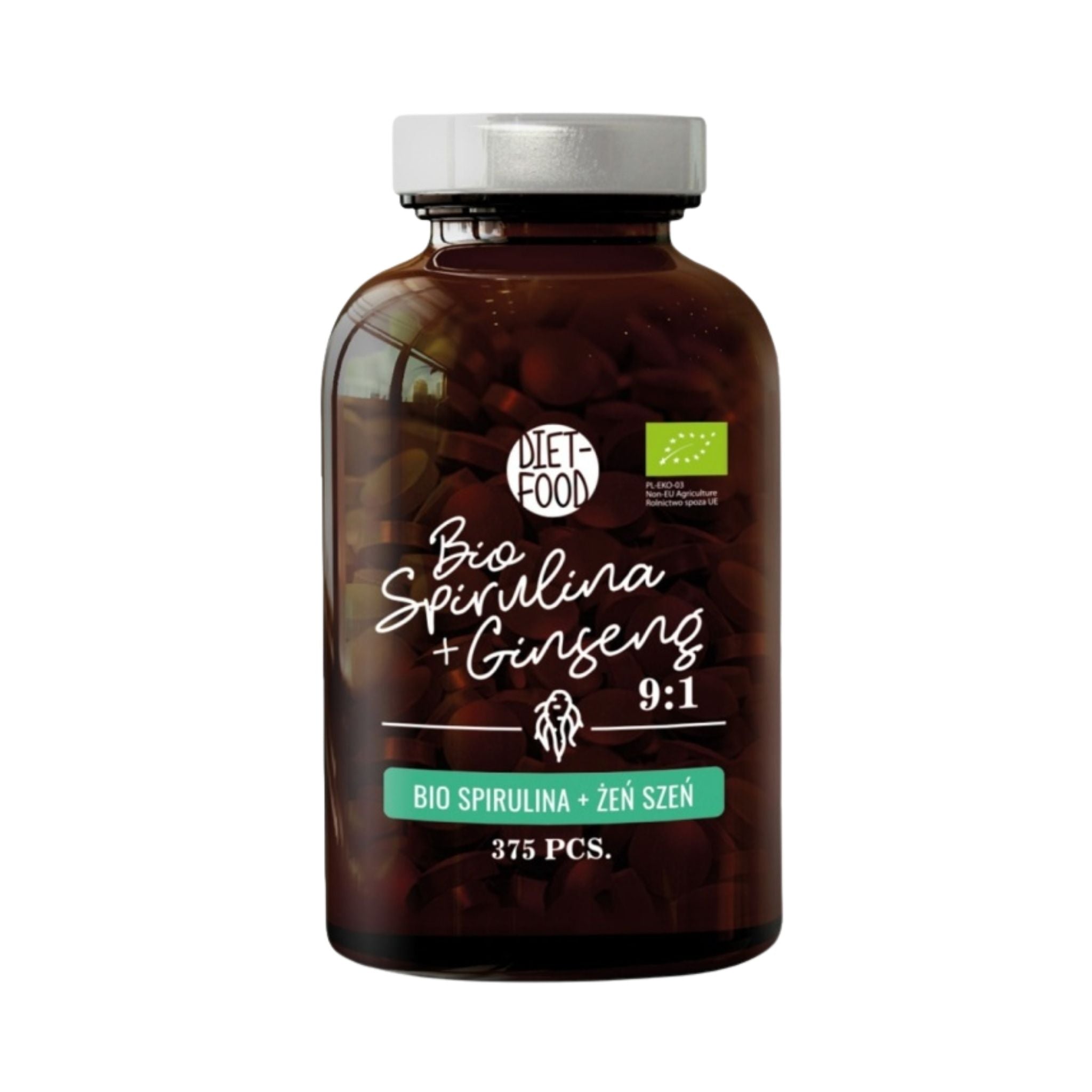 Bio Spirulina cu Ginseng 150 g - aprox. 375 caps