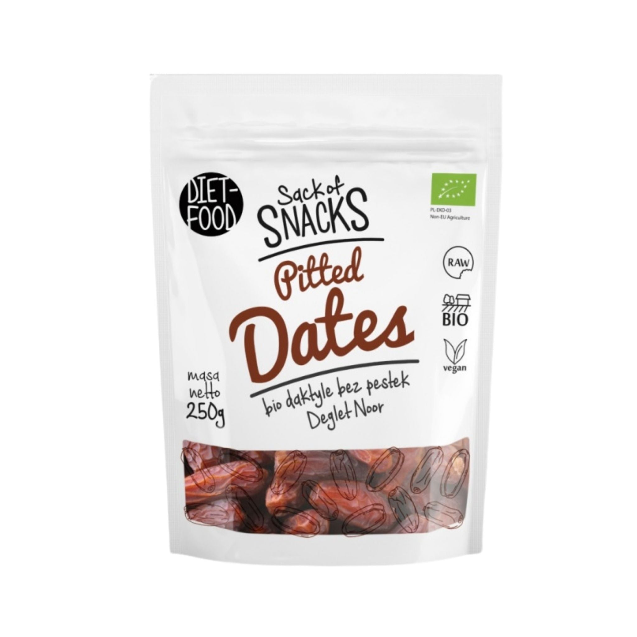 Bio Curmale fără sâmburi 250 g