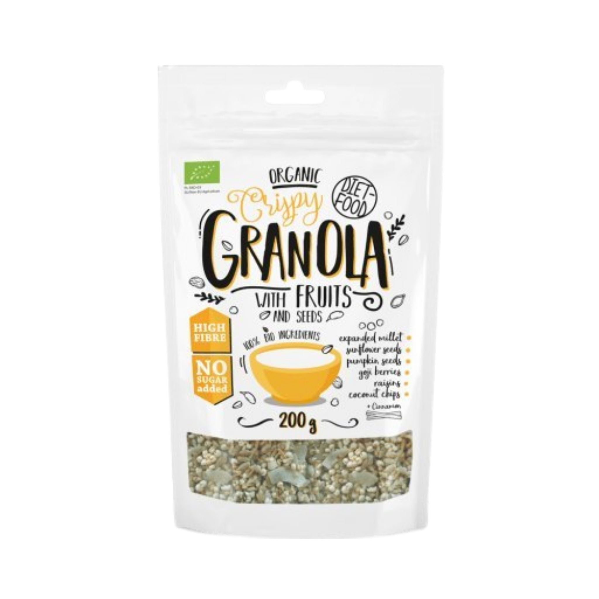 Granola Bio cu Fructe 200 g