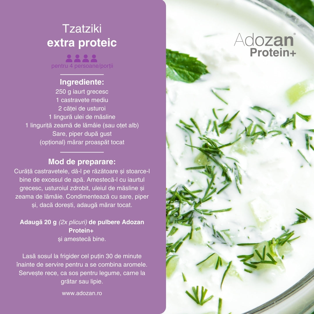 Pudră Proteică Adozan Protein+ Fără Aromă (99% Proteină Pură) - 3 kg