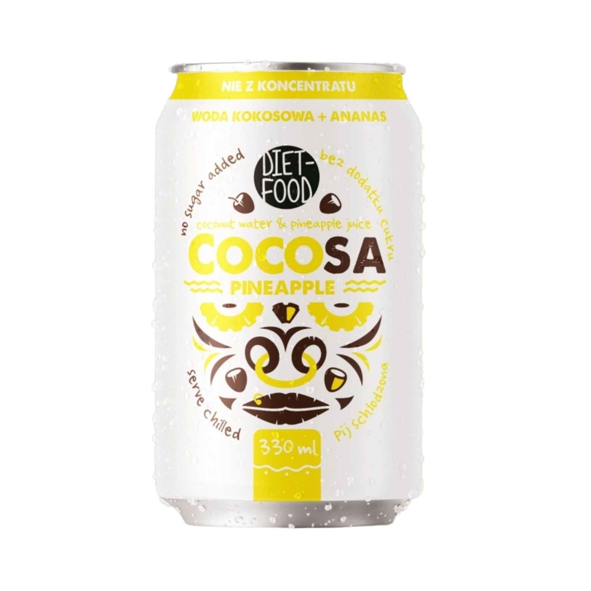 Cocosa Ananas – apa de cocos naturala cu ananas 330ml