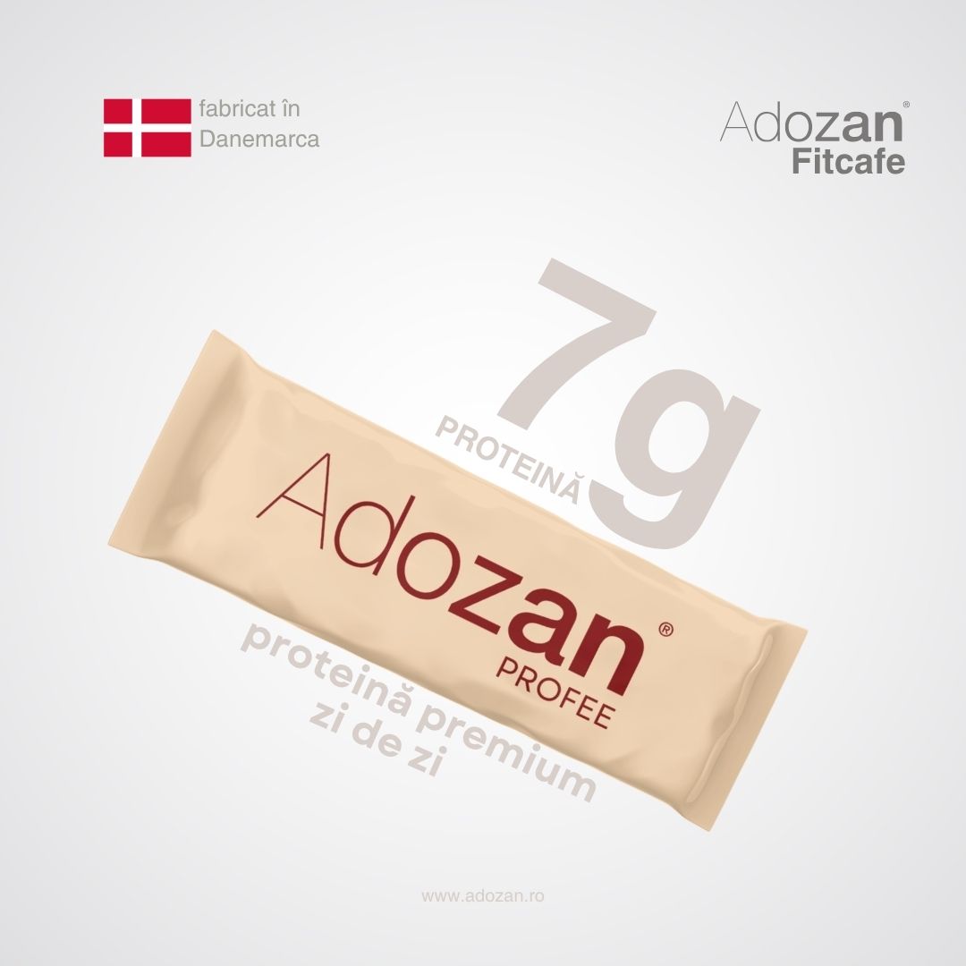 Cafea Instant Proteică Adozan Fitcafe (7 g Proteină/Plic) - Plic 10 g