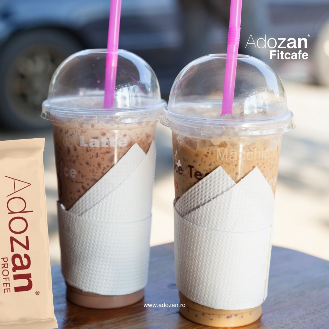 Cafea Instant Proteică Adozan Fitcafe (7 g Proteină/Plic) - Plic 10 g