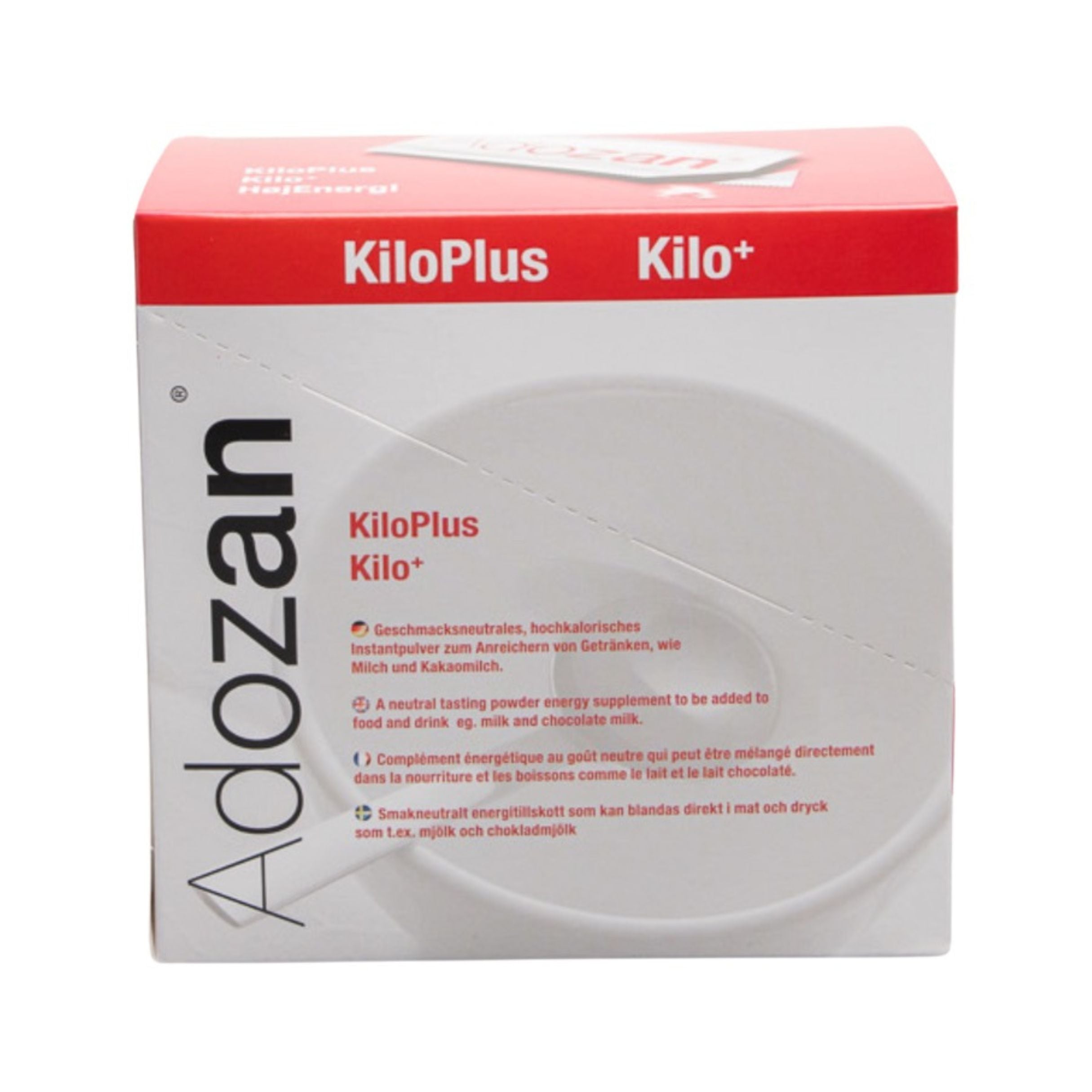 Pudră Hipercalorică Adozan Kilo+ Fără Aromă (Energie & Proteine) - Cutie 20 Plicuri
