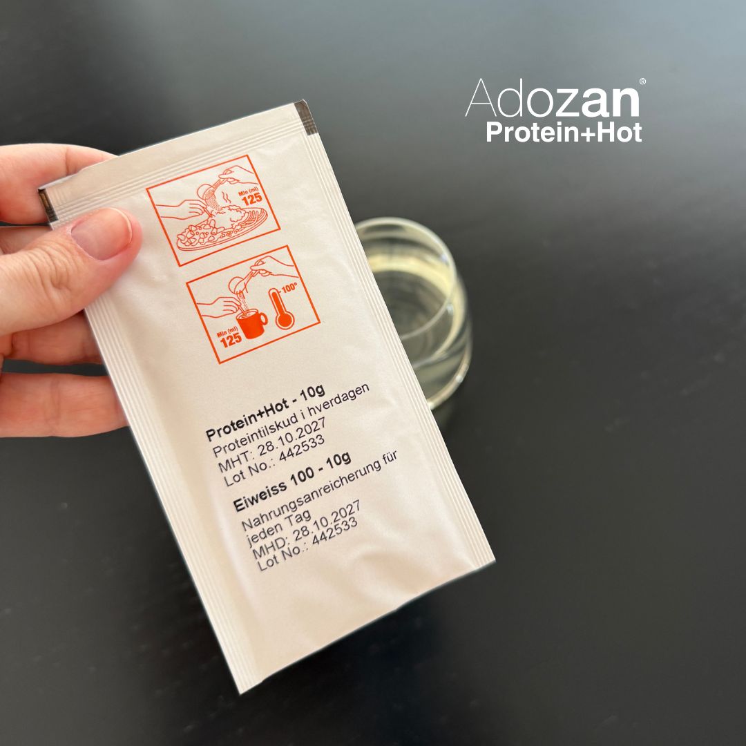 Pudră Proteică Termostabilă Adozan Protein+Hot Fără Aromă (99% Proteină) - Plic 10 g