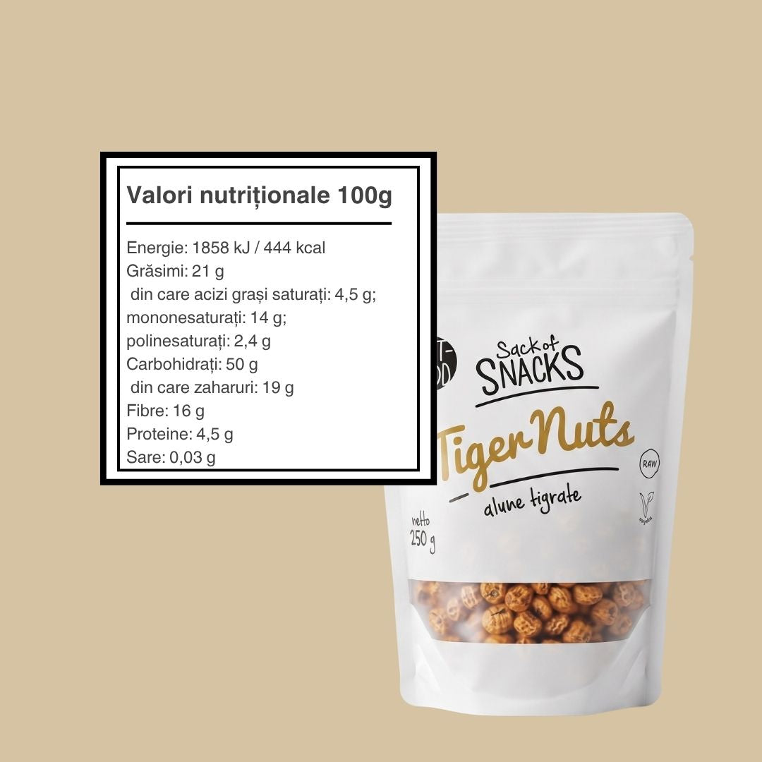 Alune Tigrate Întregi 250 g