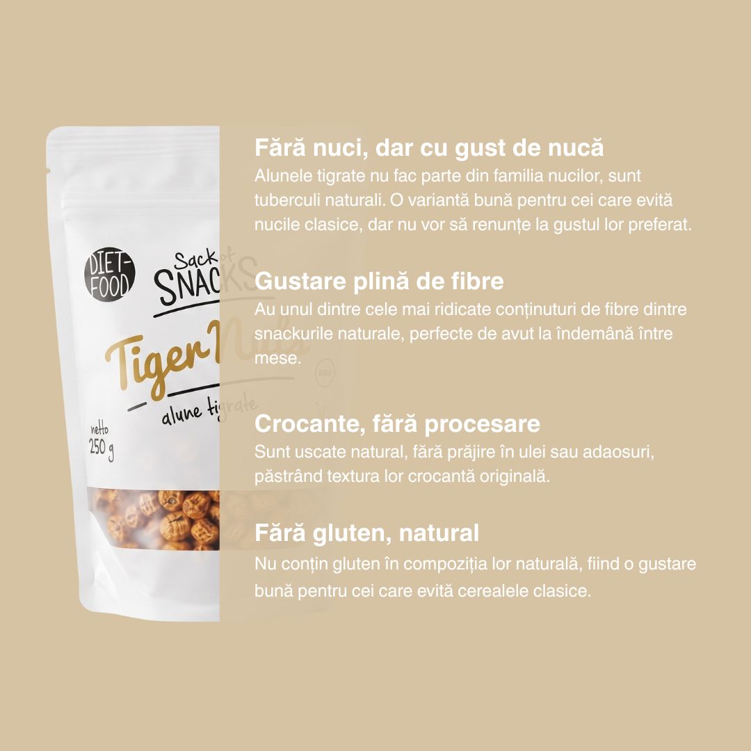 Alune Tigrate Întregi 250 g