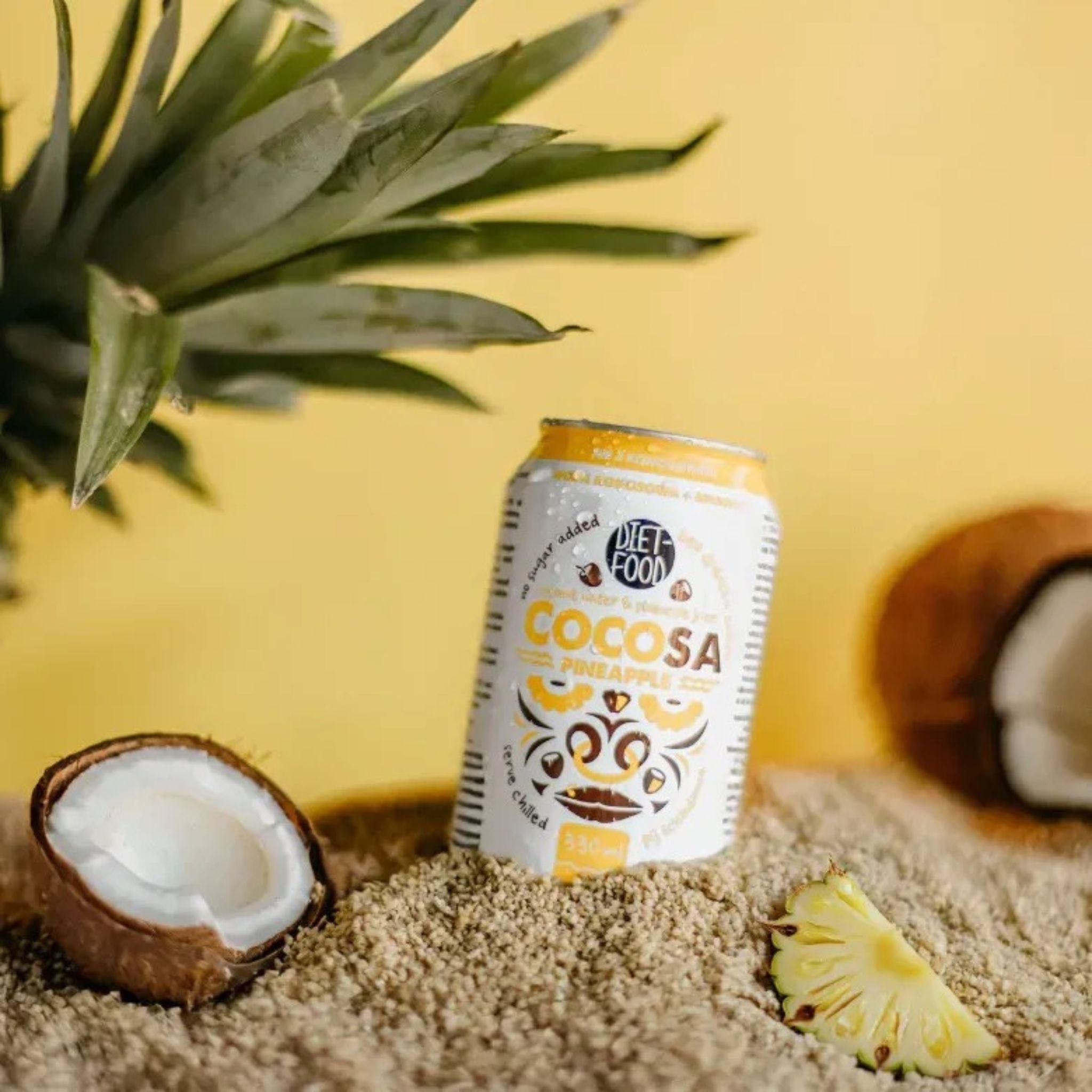 Cocosa Ananas – apa de cocos naturala cu ananas 330ml