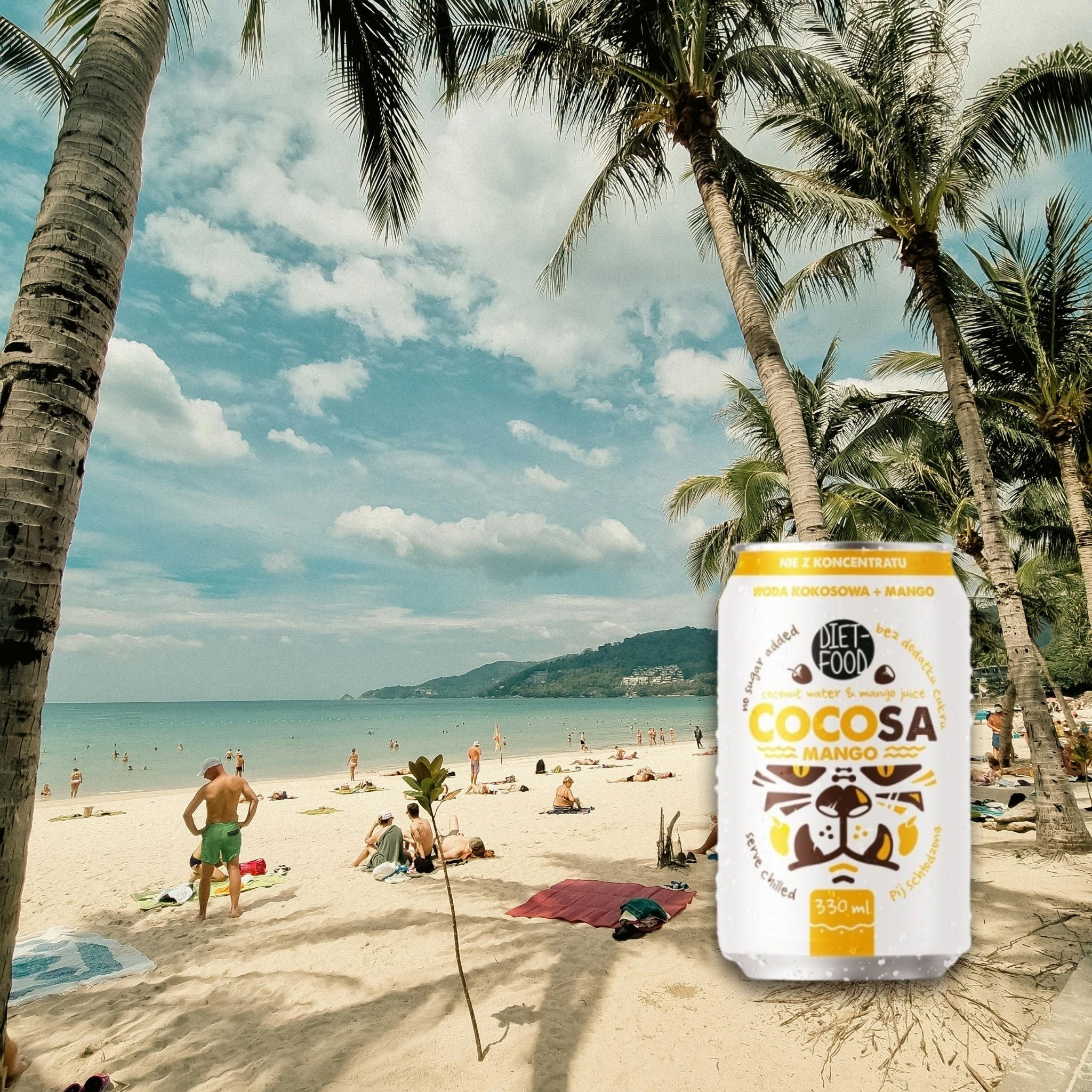 Cocosa Mango – apa de cocos naturala cu mango 330ml