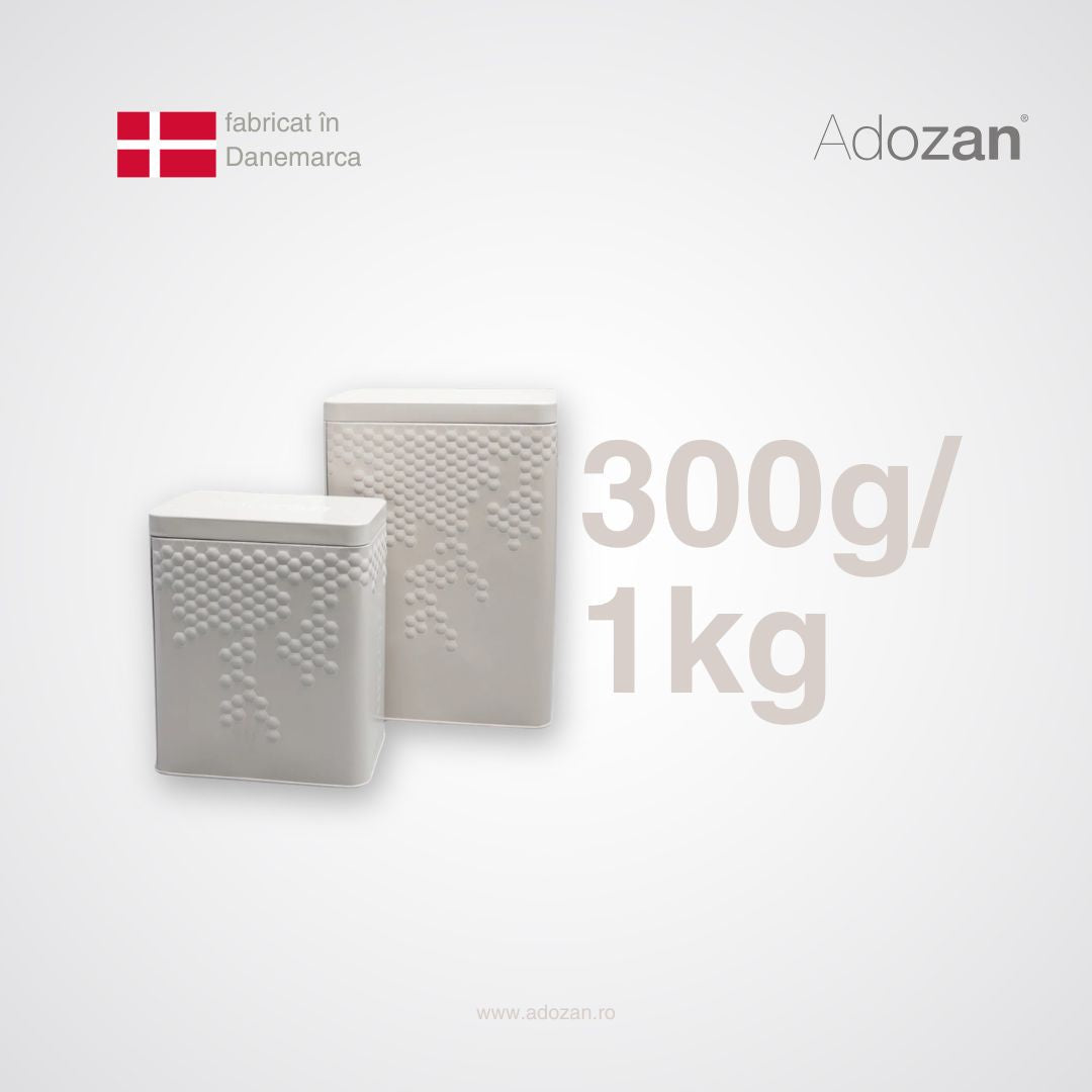 Cutie Depozitare Adozan - Design Elegant, Metalică (Bej) - 1kg