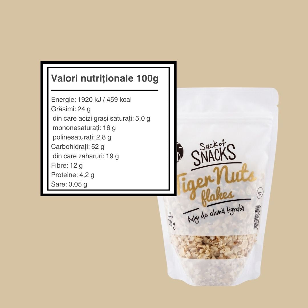 Fulgi de Alune Tigrate 250 g