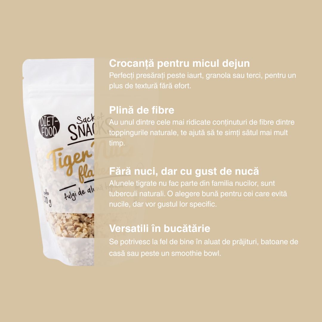 Fulgi de Alune Tigrate 250 g