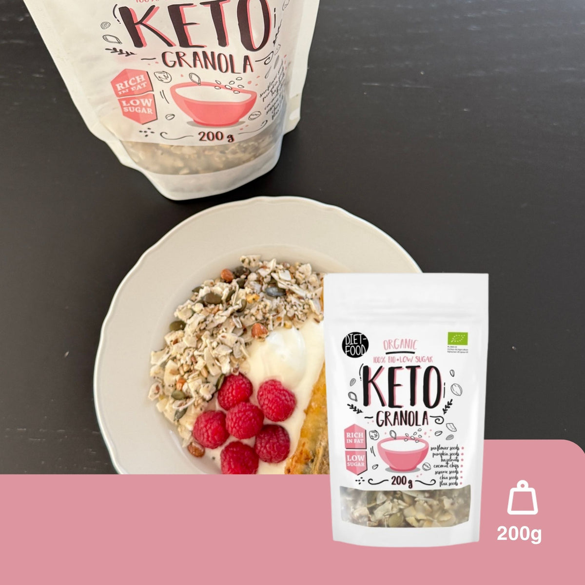 Granola Keto Bio 200 g