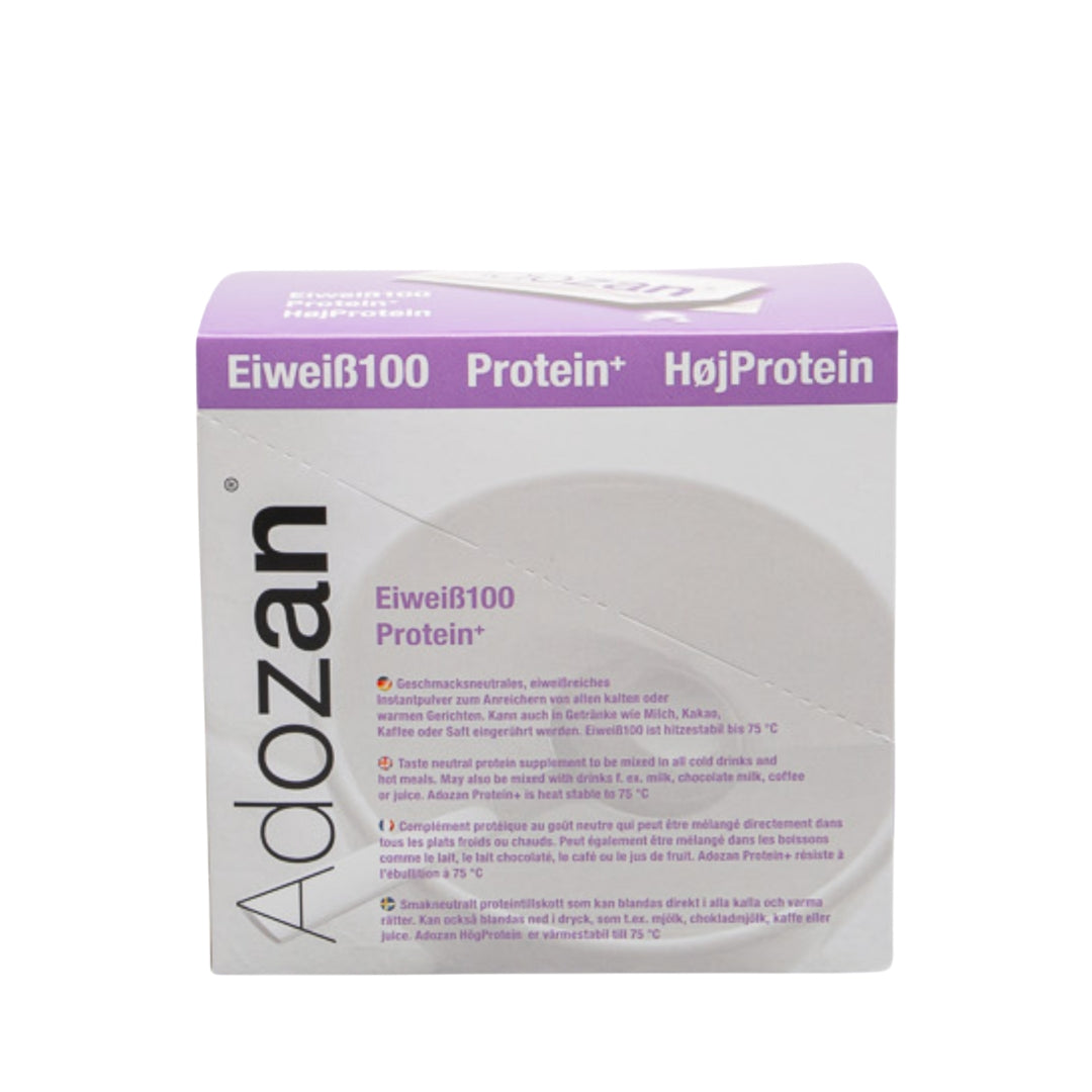 Pudră Proteică Adozan Protein+ Fără Aromă (99% Proteină Pură) - Cutie 20 Plicuri