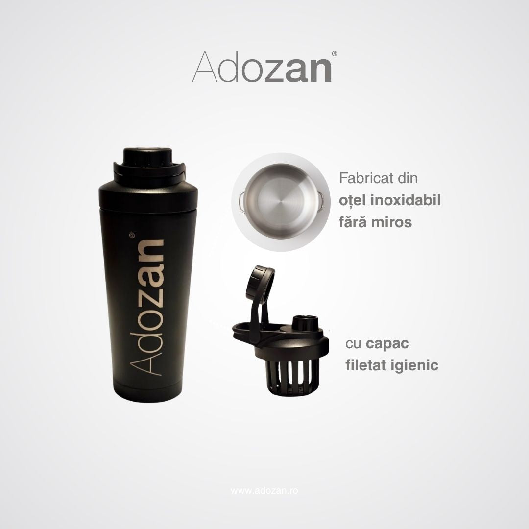 Shaker Adozan din Oțel Inoxidabil cu Tehnologie Vacuum - 700 ml