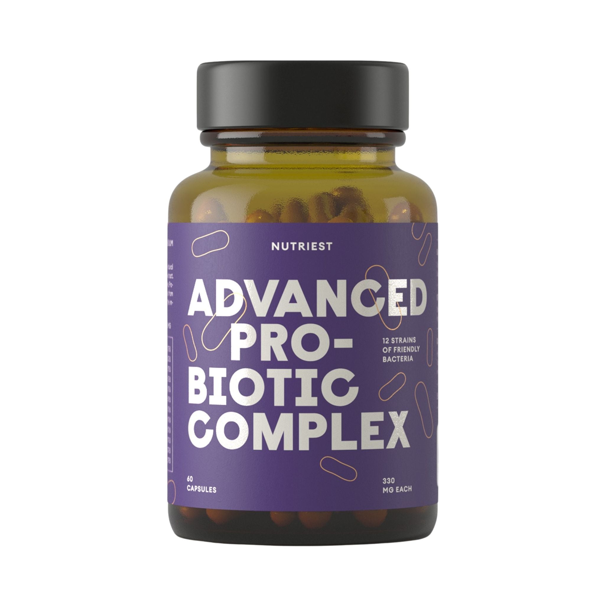 Complex Avansat de Probiotice cu 12 Tulpini, 60 Capsule