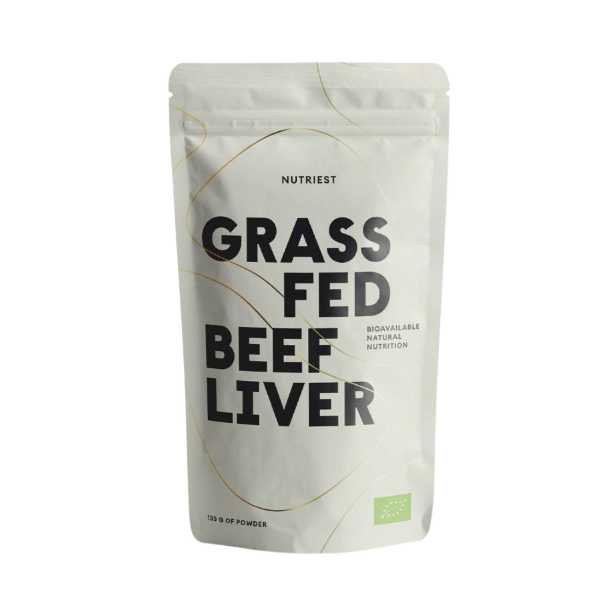 Pudră Organică de Ficat de Vită Liofilizat Grass Fed, 135g