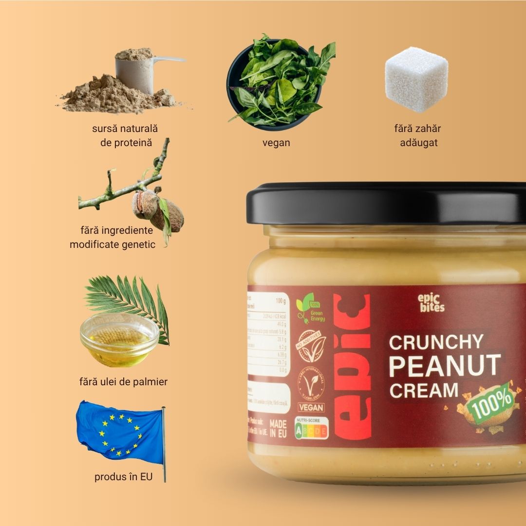 Epic Bites Crunchy Peanut Cream 300g