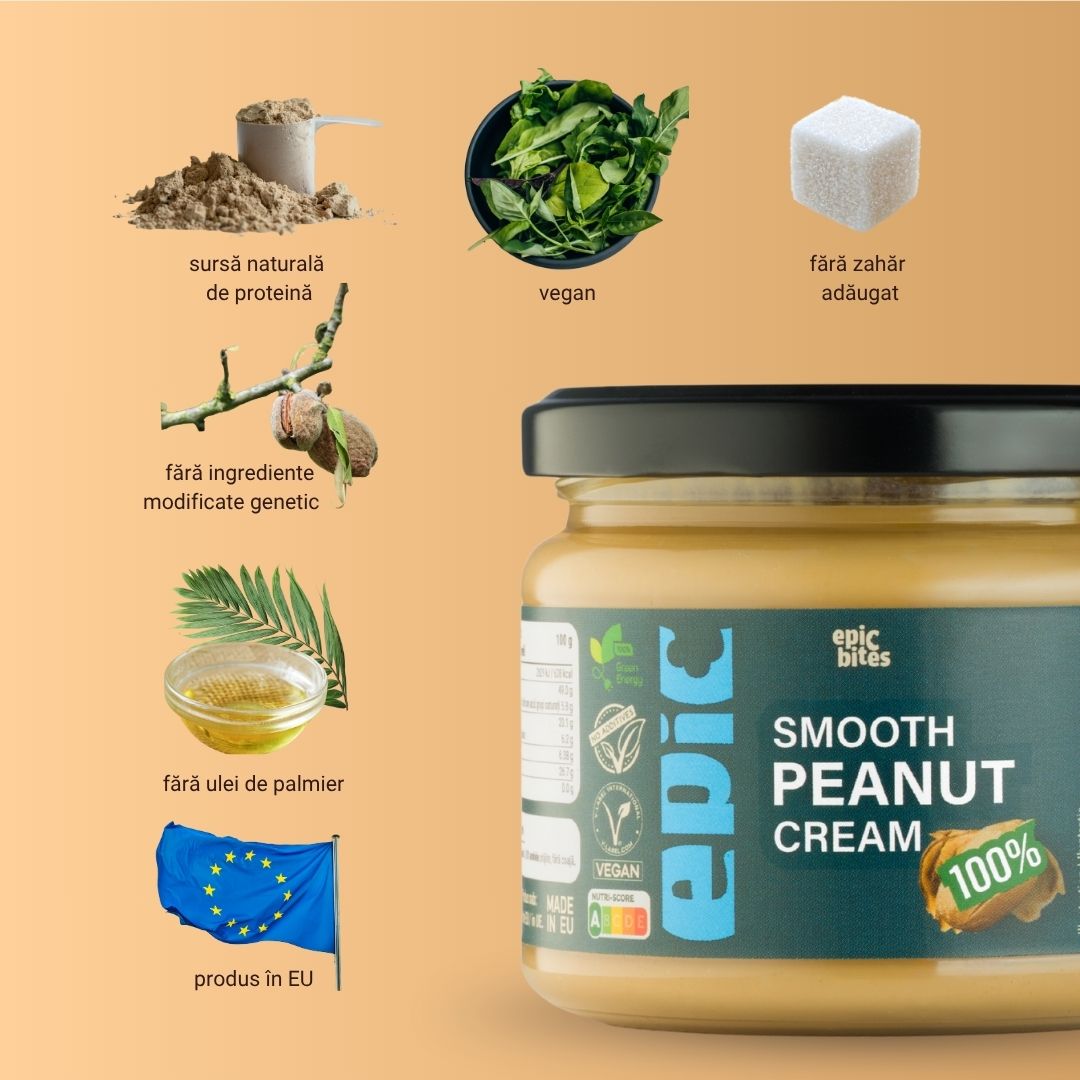 Epic Bites Smooth Peanut Cream 300g