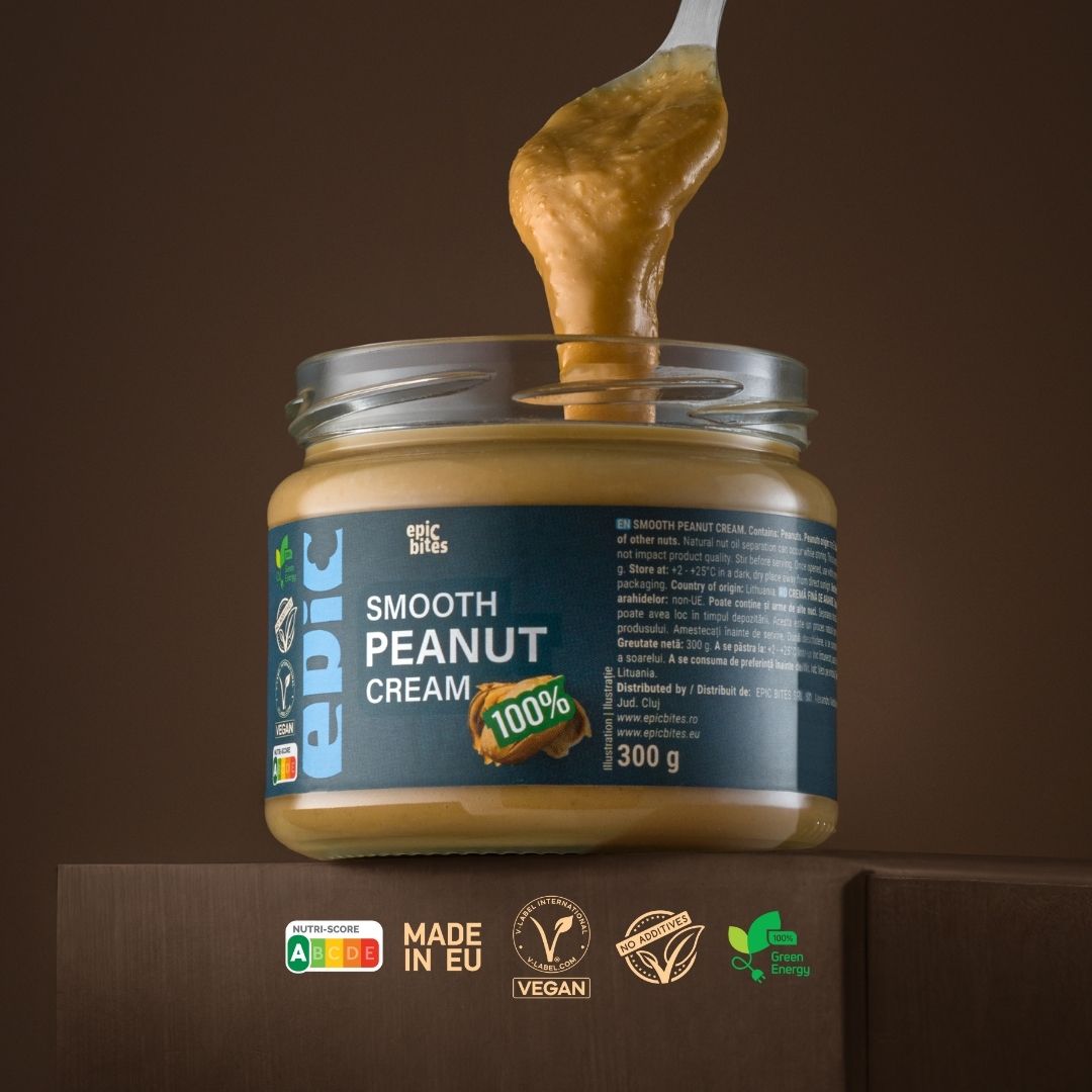 Epic Bites Smooth Peanut Cream 300g