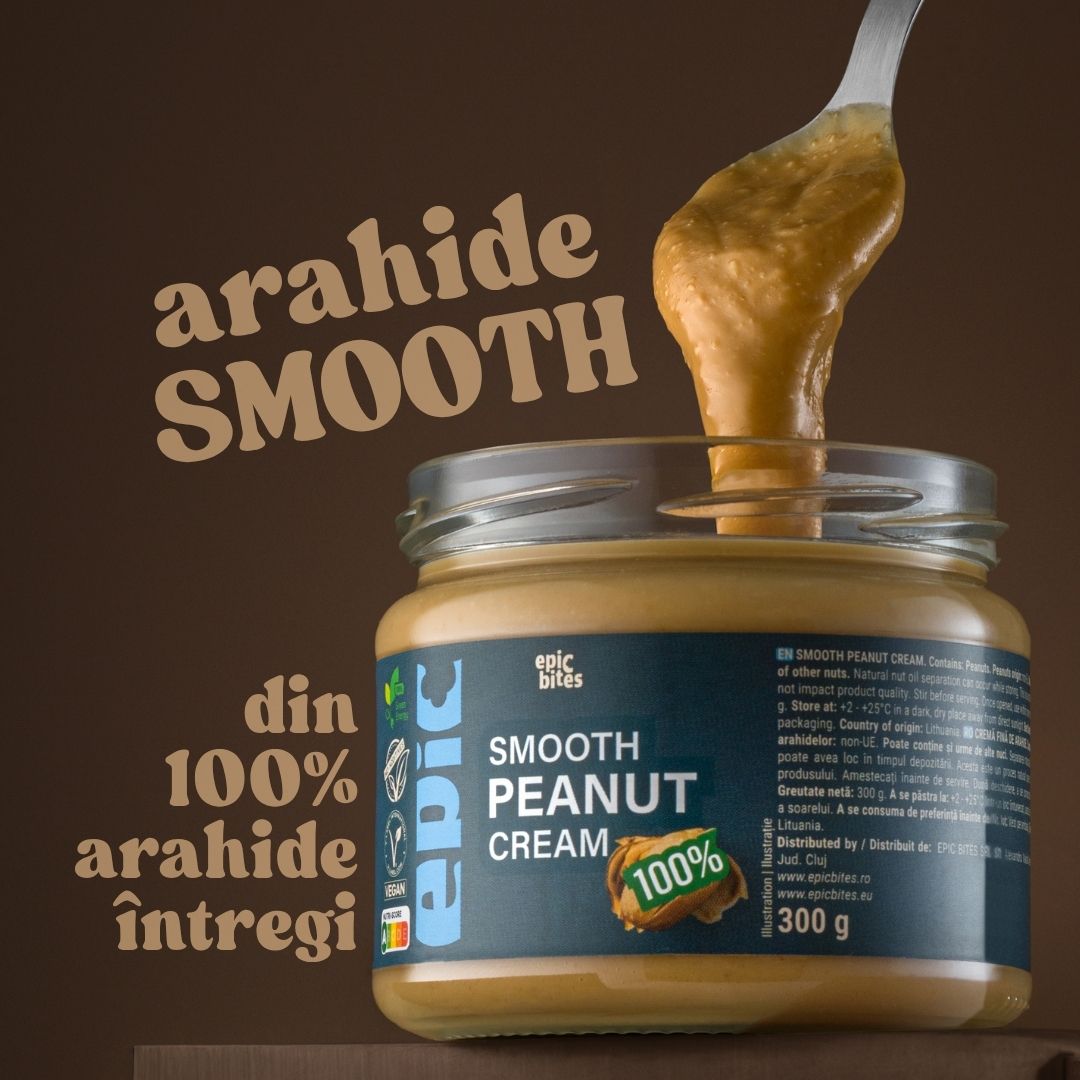Epic Bites Smooth Peanut Cream 300g