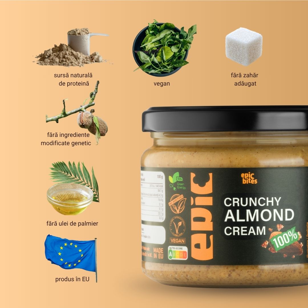 Epic Bites Crunchy Almond Cream 300g