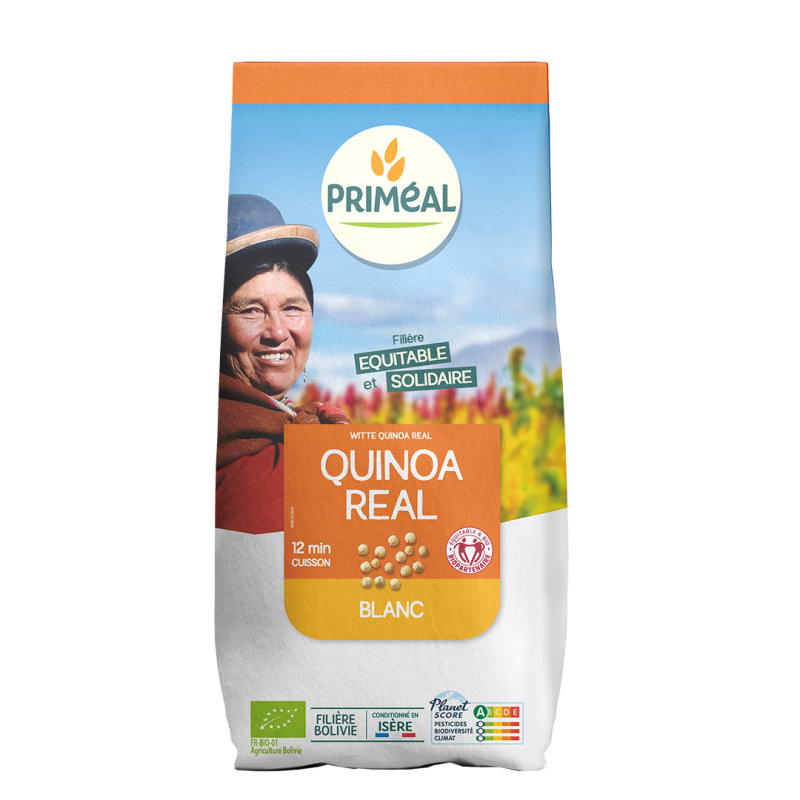 Quinoa Real alba, certificata bio 500g Primeal