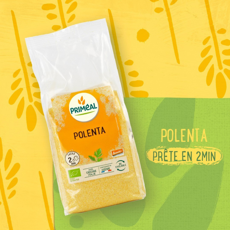 Polenta - malai grisat prefiert gata in 2 min