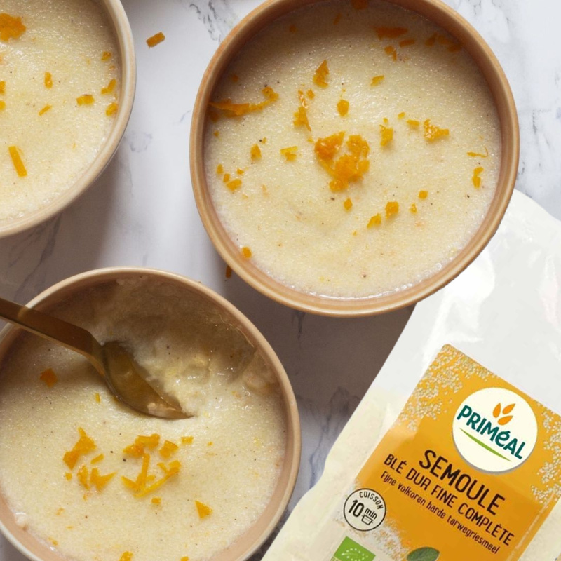 Gris de grâu integral cu textura fina 500g