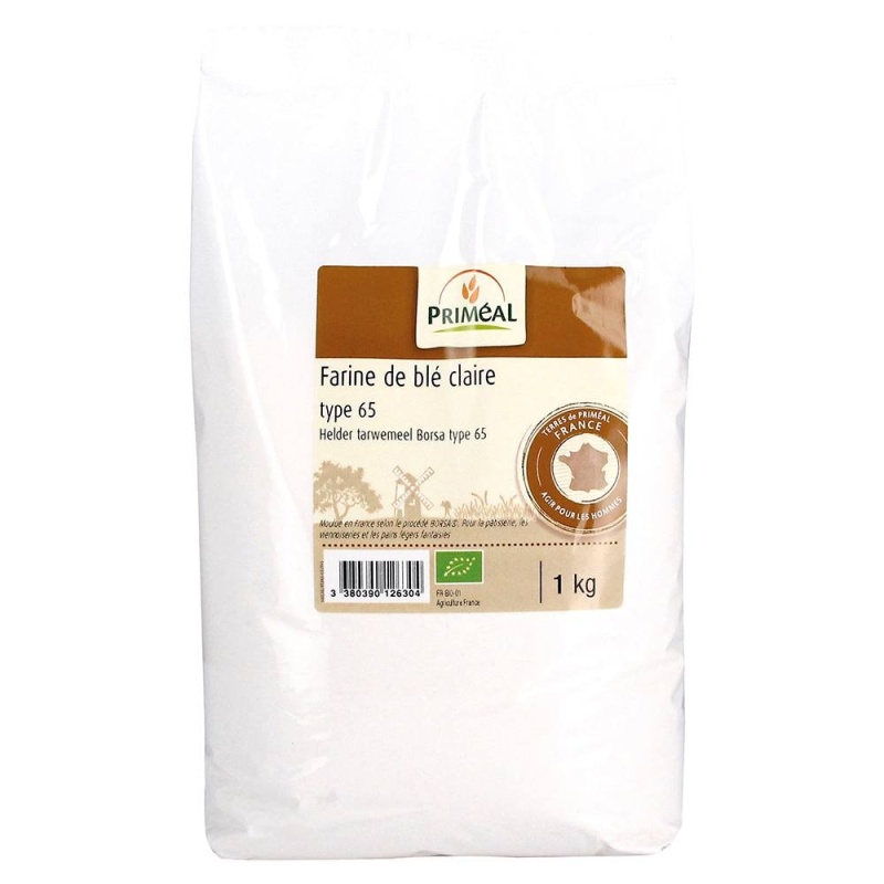 Faina alba de grau T 65 1Kg - macinata cu pietre de moara