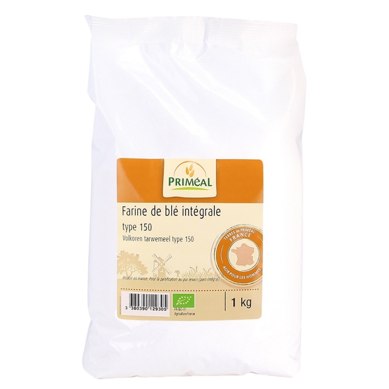 Faina integrala de grau T 150 1Kg - macinata cu pietre de moara
