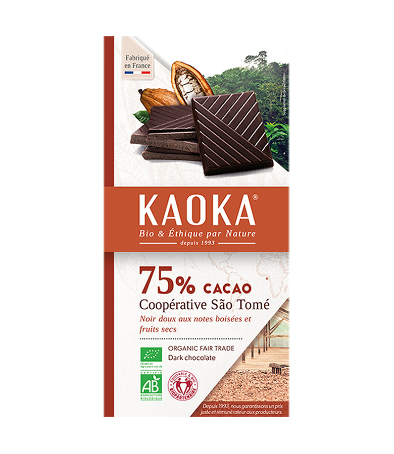 Ciocolata neagra 75% cacao