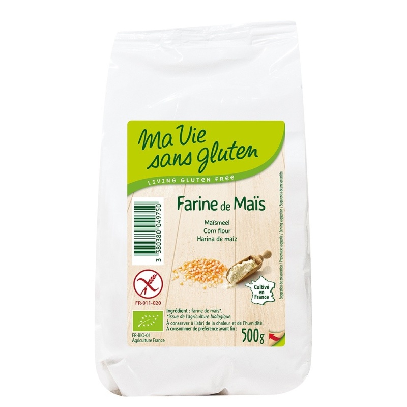 Faina de porumb bio fara gluten 500g