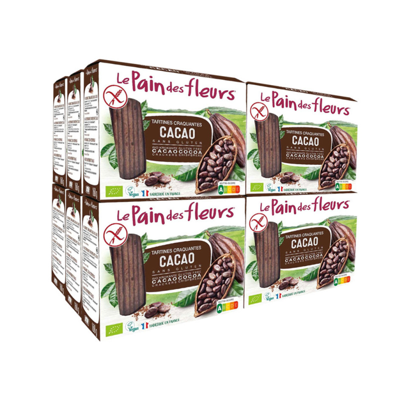 Turte crocante fara gluten cu cacao 150g
