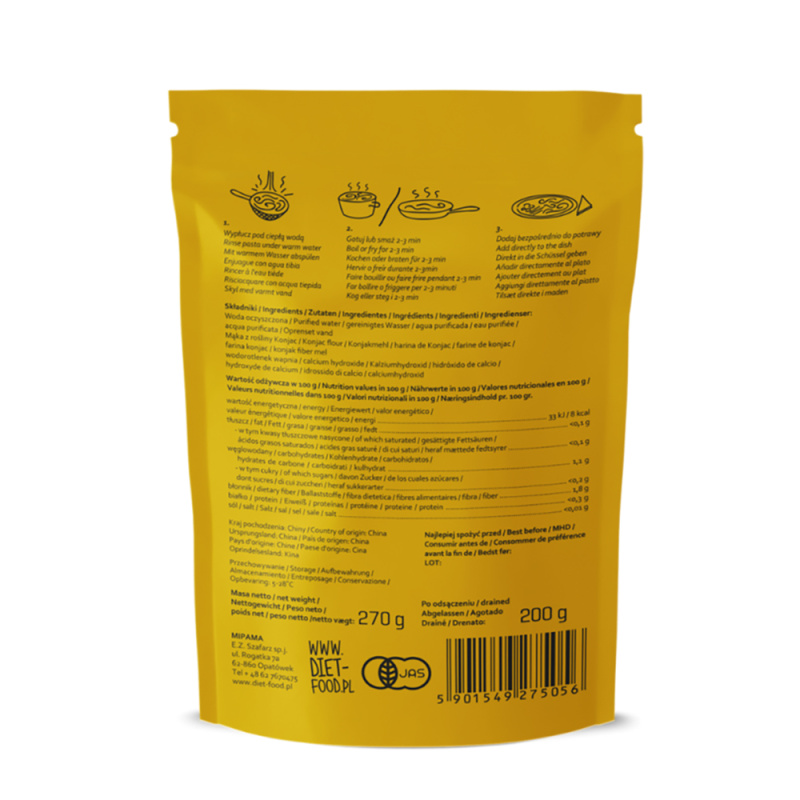 SHIRATAKI Orez Konjac 200g