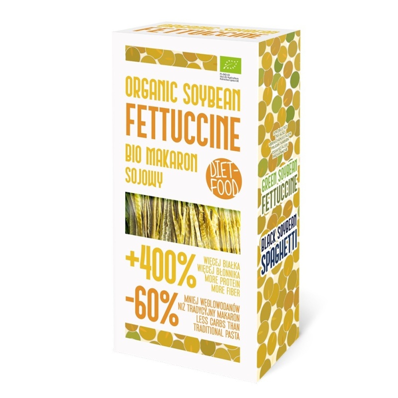 Paste bio Fettuccine din soia galbena 200g