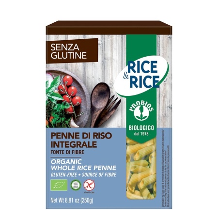 Penne de orez integral - fara gluten 250g