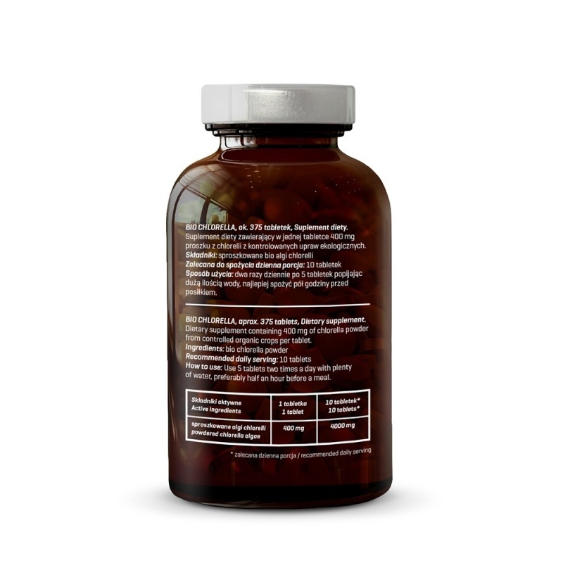 Bio Chlorella - 375 tablete x 400mg - 150g
