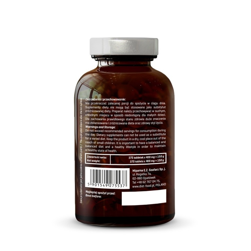Bio Spirulina - 375 tablete x 400mg - 150g