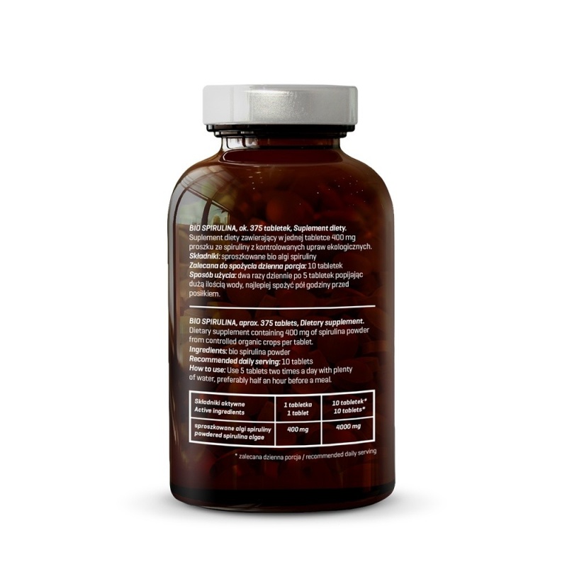 Bio Spirulina - 375 tablete x 400mg - 150g